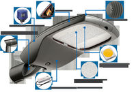 Intelligent 180W LED Street Light 140Lm/W High Efficiency Street Light Luminaire